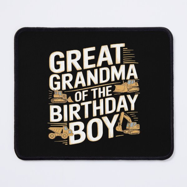 Item preview, Great Grandma of the Birthday Boy Construction Worker Bday  designed and sold by FadeOfThrone.