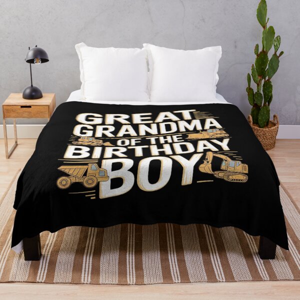 Item preview, Great Grandma of the Birthday Boy Construction Worker Bday  designed and sold by FadeOfThrone.
