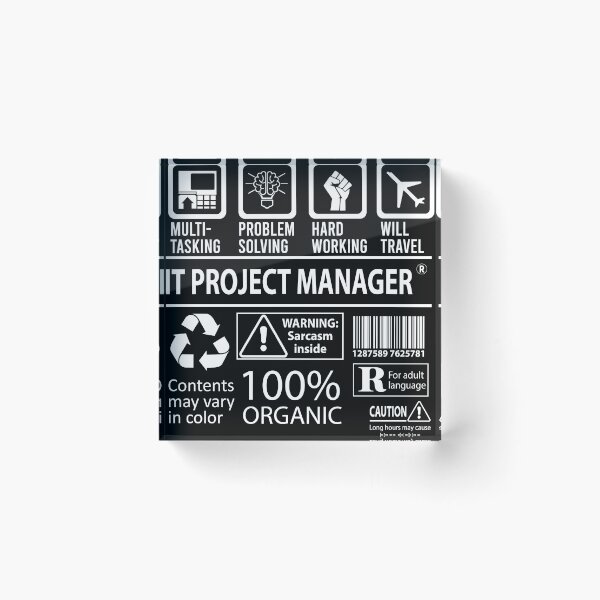 Item preview, It Project Manager designed and sold by YungMcIlwain.