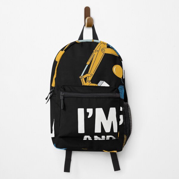 Item preview, I'm 4 And Digging It 4 Years Boys 4th Birthday Excavator  designed and sold by FadeOfThrone.