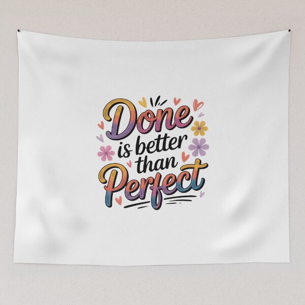 Item preview, Done is better than perfect designed and sold by nimmitrends.