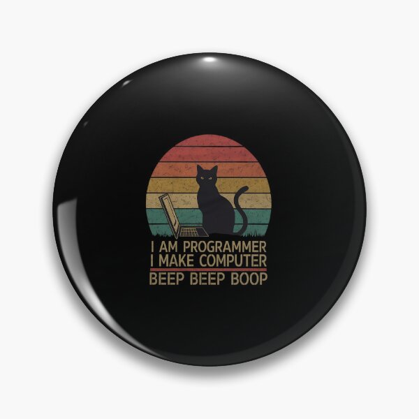 Item preview, I Are Programmer Make Computer Beep Boop Cat Women Girls Men  designed and sold by SyntaxClaw.