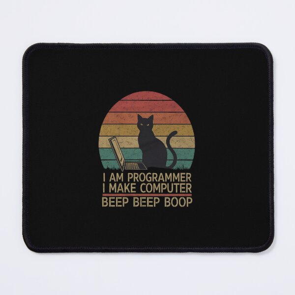 Item preview, I Are Programmer Make Computer Beep Boop Cat Women Girls Men designed and sold by SyntaxClaw.
