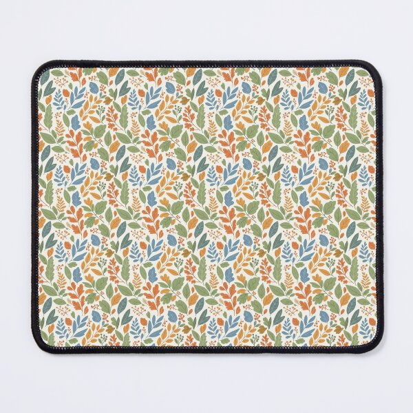 Item preview, Seamless Botanical Pattern: Autumn Leaves and Vibrant Green Branches. designed and sold by jelypop.