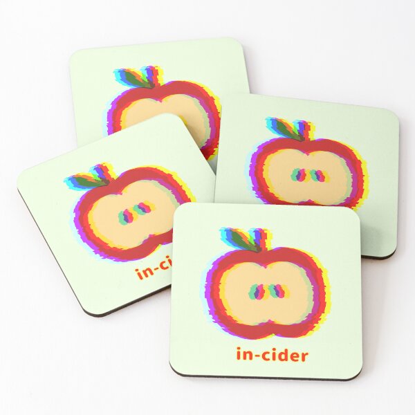 Item preview, In-cider Apple glitch art designed and sold by Cutefoods.