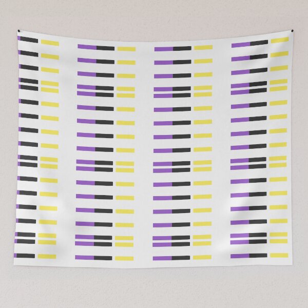 Item preview, Non Binary Pride Flag Bar Stickers Gender Fluid designed and sold by TackyTime.