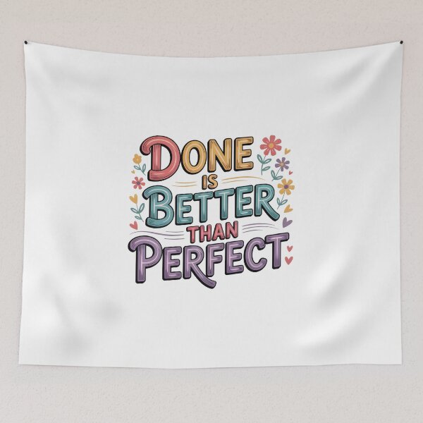 Item preview, Done is better than perfect .. designed and sold by nimmitrends.