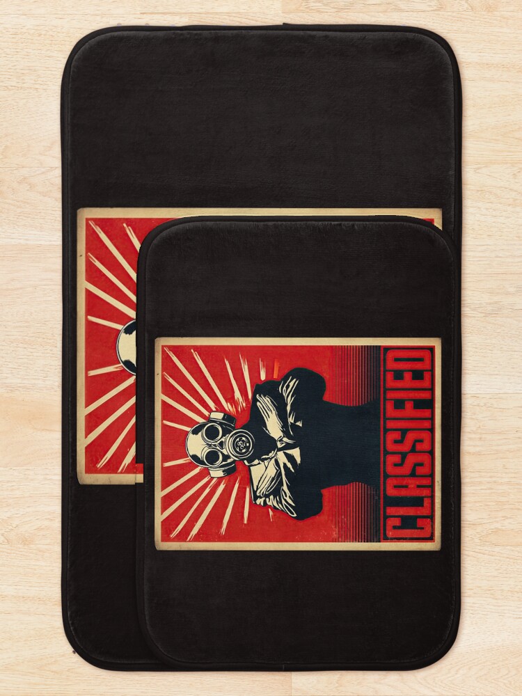 Thumbnail 5 of 6, Bath Mat, CLASSIFIED designed and sold by obstinator.