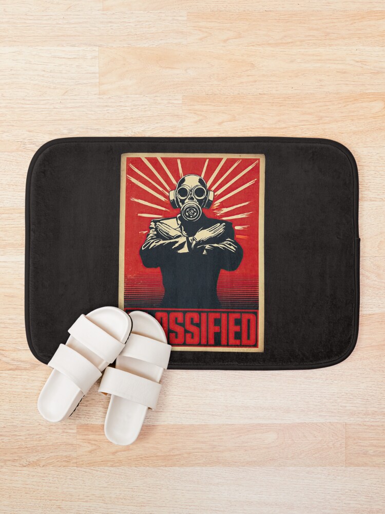 Thumbnail 1 of 6, Bath Mat, CLASSIFIED designed and sold by obstinator.
