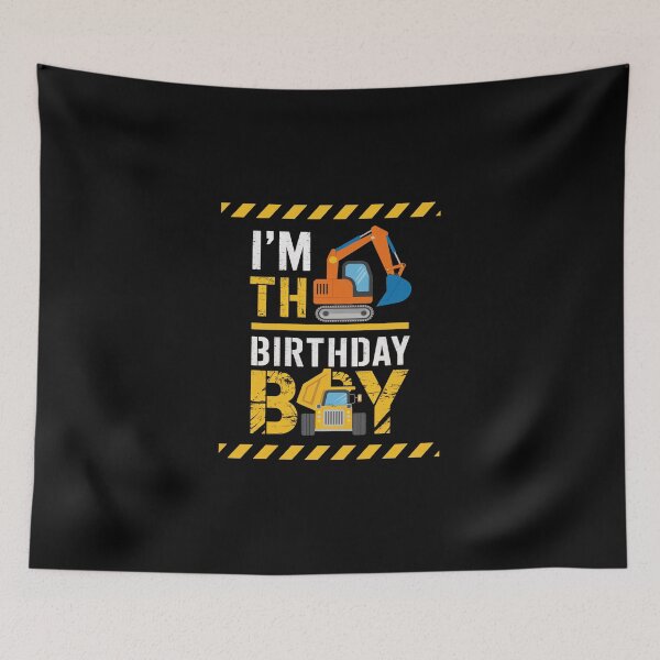 Item preview, Im The Birthday Boy Construction Family Party Decorations  designed and sold by SyntaxClaw.