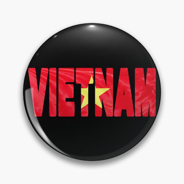 Item preview, VIETNAM - Flag Flying in Wind cut to Letters Souvenir Sticker Shirt designed and sold by Adam Gormley.