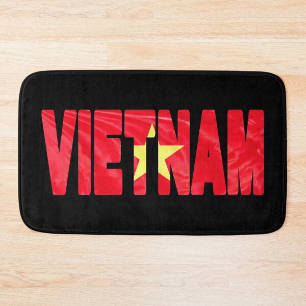 Item preview, VIETNAM - Flag Flying in Wind cut to Letters Souvenir Sticker Shirt designed and sold by Adam Gormley.