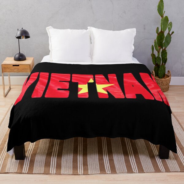 Item preview, VIETNAM - Flag Flying in Wind cut to Letters Souvenir Sticker Shirt designed and sold by Adam Gormley.