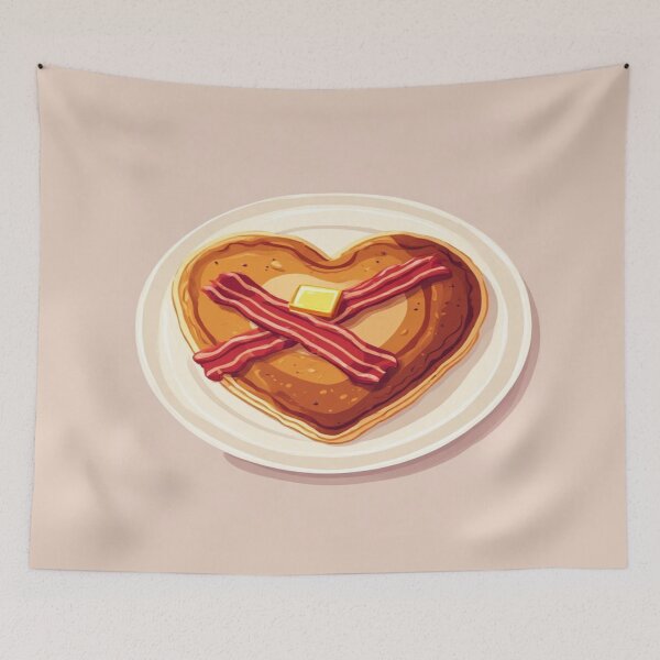 Item preview, Heart Pancake Breakfast - Valentines Day 2026 designed and sold by SuperVenus.