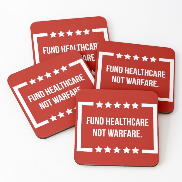 Item preview, Fund healthcare not warfare. designed and sold by Rachel the Artist .