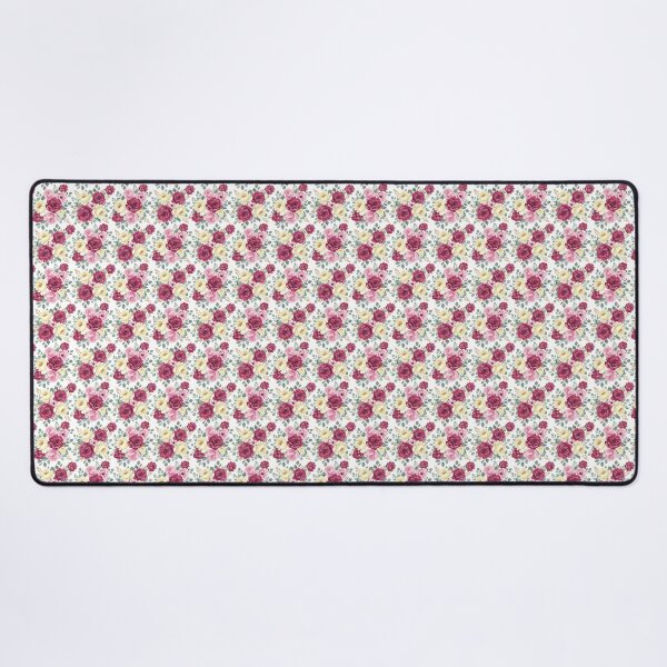 Item preview, Elegant Watercolor Floral Pattern of Burgundy and Cream Roses designed and sold by jelypop.