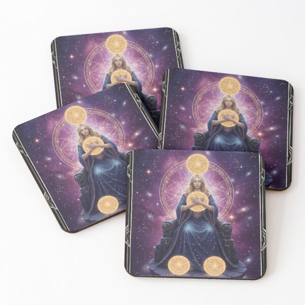 Item preview, Four of Pentacles - Cosmic Tarot Edition designed and sold by KYOFRAME.