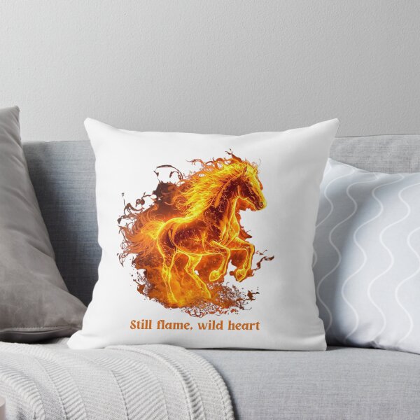 Item preview, Still Flame Wild Heart Horse designed and sold by EmpoweredEchoesSpirit.
