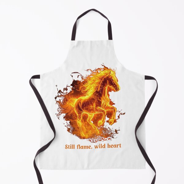 Item preview, Still Flame Wild Heart Horse designed and sold by EmpoweredEchoesSpirit.