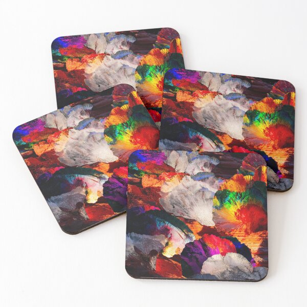Item preview, Chromatic Strata – Iridescent Organic Abstract Art designed and sold by WatchesAndMore.