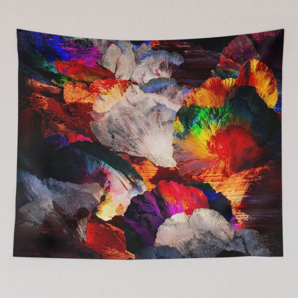Item preview, Chromatic Strata – Iridescent Organic Abstract Art designed and sold by WatchesAndMore.