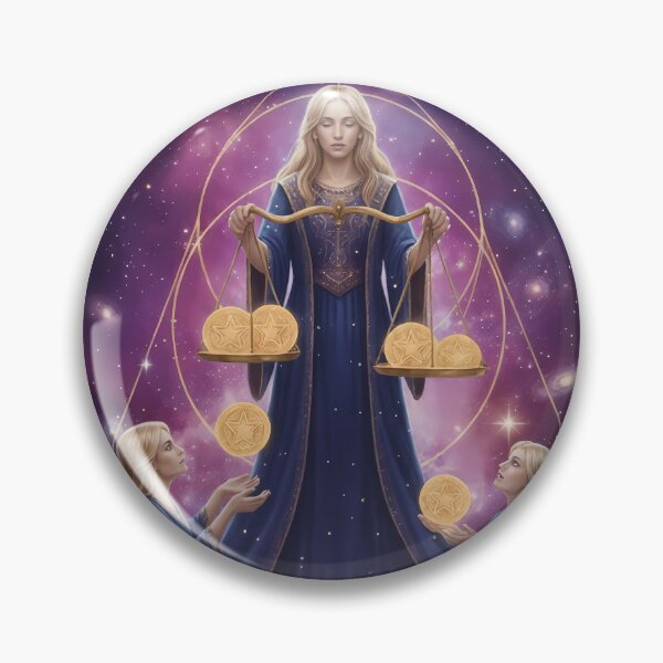 Item preview, Six of Pentacles - Cosmic Tarot Edition designed and sold by KYOFRAME.