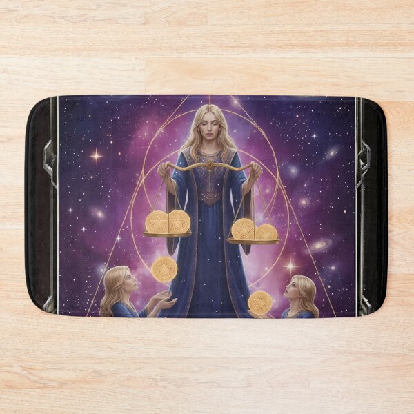 Item preview, Six of Pentacles - Cosmic Tarot Edition designed and sold by KYOFRAME.