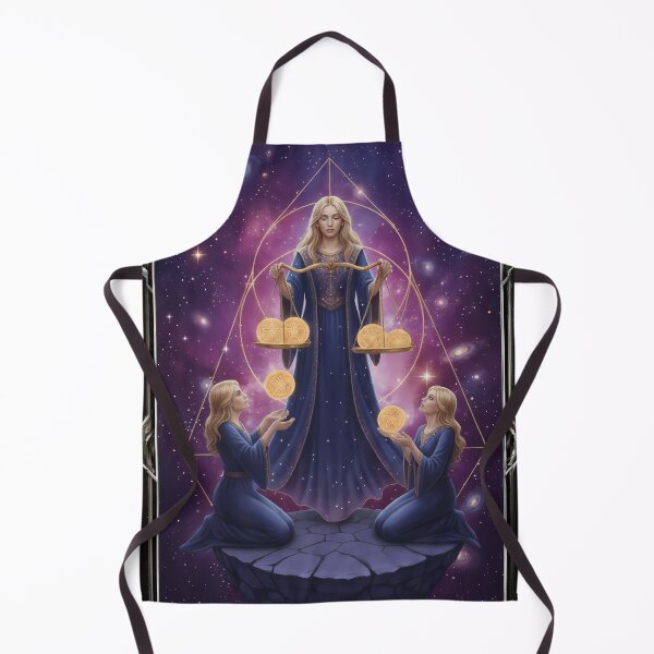 Item preview, Six of Pentacles - Cosmic Tarot Edition designed and sold by KYOFRAME.