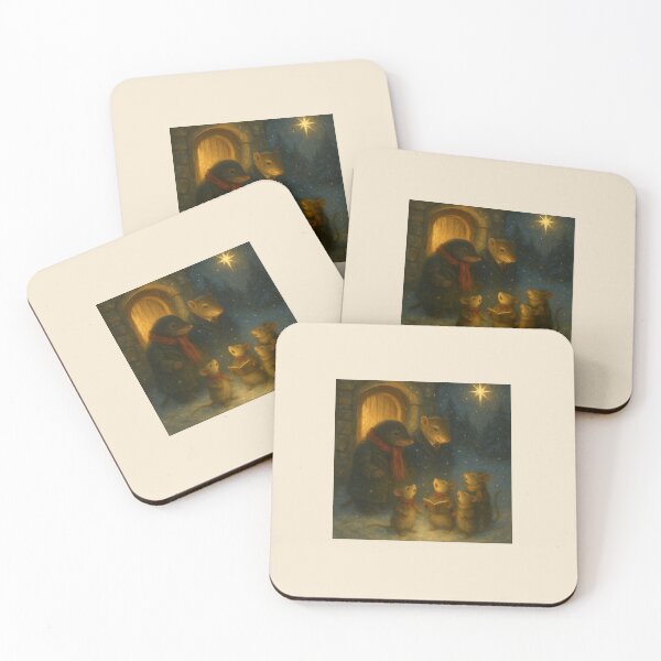 Item preview, Christmas Carolers – Inspired by The Wind in the Willows designed and sold by Novel Works Studio.