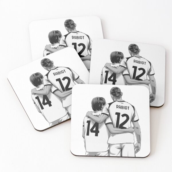 Item preview, Luka Modric and Adrien Rabiot Black and White Version designed and sold by Aldduardo.