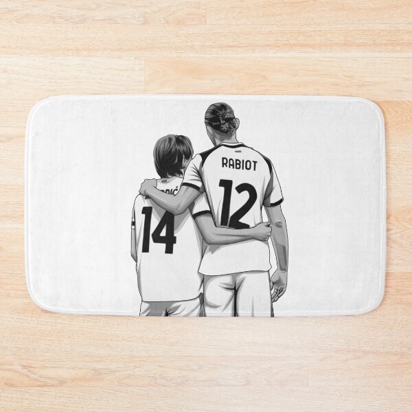 Item preview, Luka Modric and Adrien Rabiot Black and White Version designed and sold by Aldduardo.