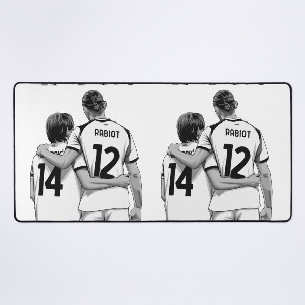 Item preview, Luka Modric and Adrien Rabiot Black and White Version designed and sold by Aldduardo.