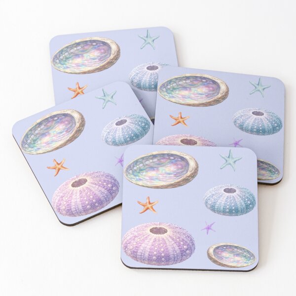 Item preview, Seashell Collection – Iridescent Shells & Starfish designed and sold by inspired-works.
