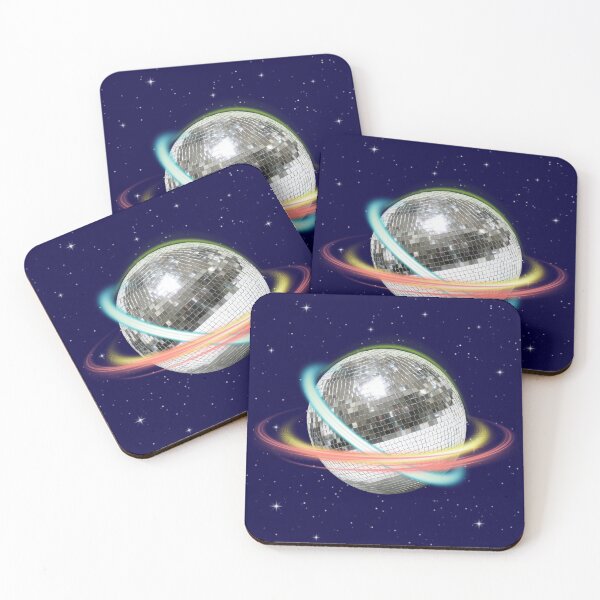 Item preview, Cosmic mirror disco ball with planet rings designed and sold by thefrenchyviet.