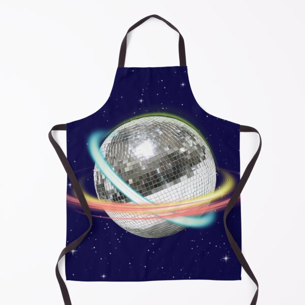 Item preview, Cosmic mirror disco ball with planet rings designed and sold by thefrenchyviet.