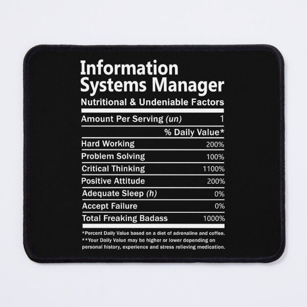 Item preview, Information Systems Manager designed and sold by YungMcIlwain.