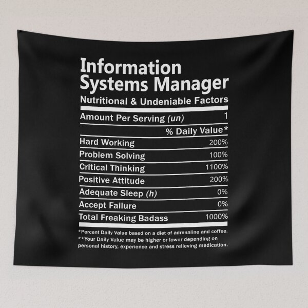 Item preview, Information Systems Manager designed and sold by YungMcIlwain.