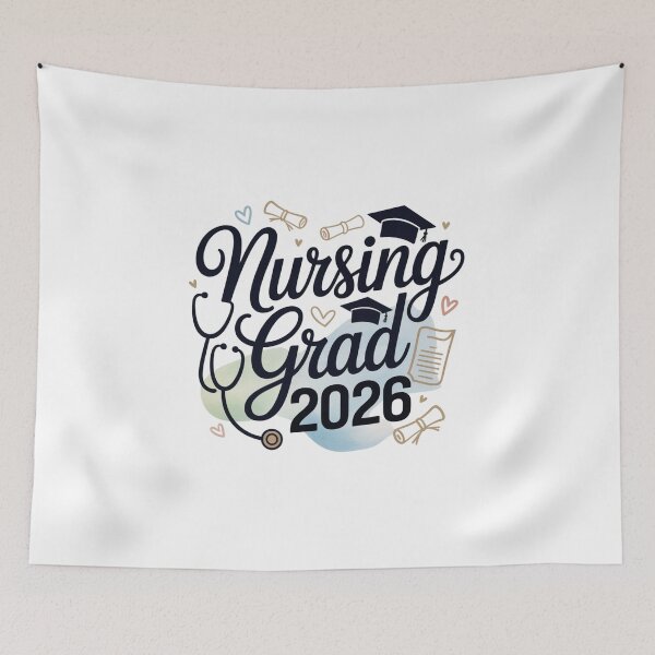 Item preview, Nursing Grad 2026 designed and sold by Peter Stawicki.
