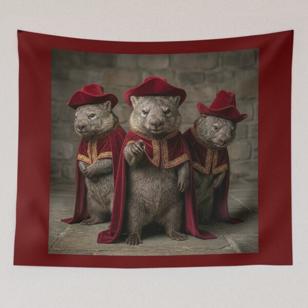 Item preview, No One Expects the Wombat Inquisition designed and sold by Tridentulus.
