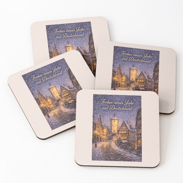 Item preview, Frohes neues Jahr aus Deutschland designed and sold by Novel Works Studio.
