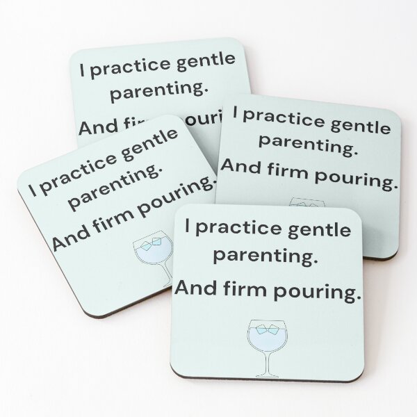 Item preview, Gentle Parenting, Firm Pouring Quote designed and sold by MadeInNapTime.