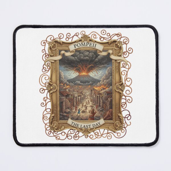 Item preview, The Last Day of Pompeii: Vesuvius Eruption Art Ancient Roman Tragedy: The Destruction of Pompeii designed and sold by Gurjeetpixelart.