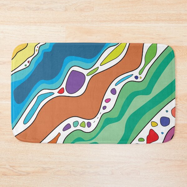 Item preview, Abstract waves and stones designed and sold by CinKim.