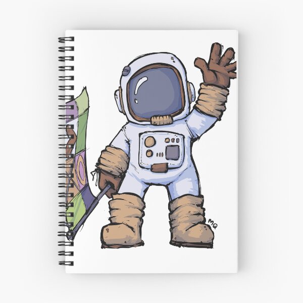 Item preview, Warm Welcome, Space Friend designed and sold by Cute & Funny Hand-Drawn Prints | Happy Doodle Friends Shop.