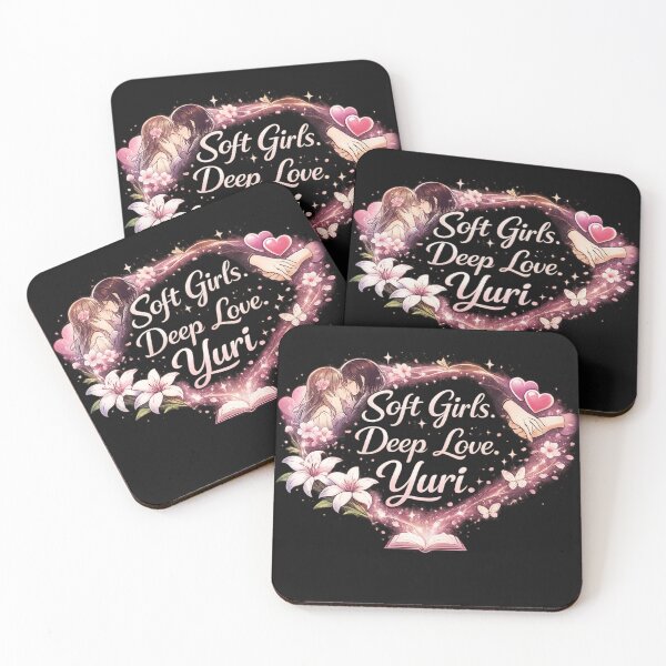 Item preview, Soft Girls. Deep Love. Yuri. | Romantic GL Anime Design designed and sold by Item Geeks.