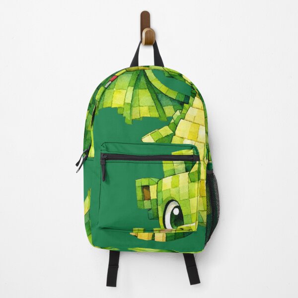 Item preview, Square Watercolour Dragon – Cute Green Geometric Fantasy Dragon designed and sold by inspired-works.