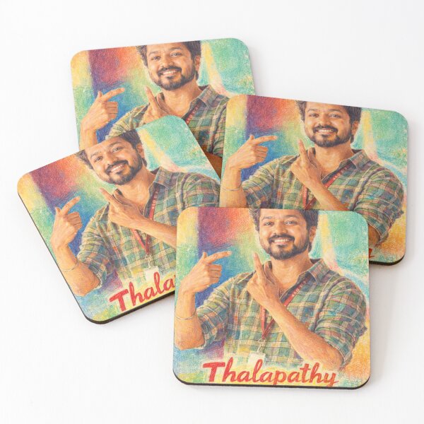 Item preview, Thalapathy Vijay – Pastel Color Portrait Art designed and sold by AENAcharms.