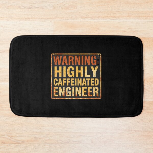 Item preview, Warning: Highly Caffeinated Engineer- coffee loverful design- Caffeine engineers  designed and sold by Happyhoo1.