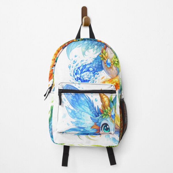 Item preview, Kiko the Elemental Dragon – Whimsical Watercolour Fantasy designed and sold by inspired-works.