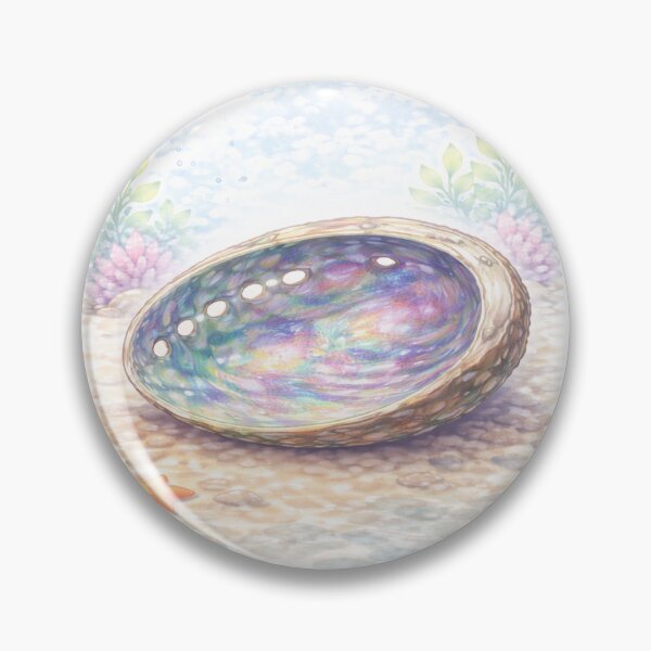 Item preview, Coastal Abalone Shell – Soft Watercolour Illustration designed and sold by inspired-works.